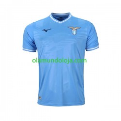 Camisola SS Lazio Homem Equipamento Primeiro 2023-2024 Manga Curta